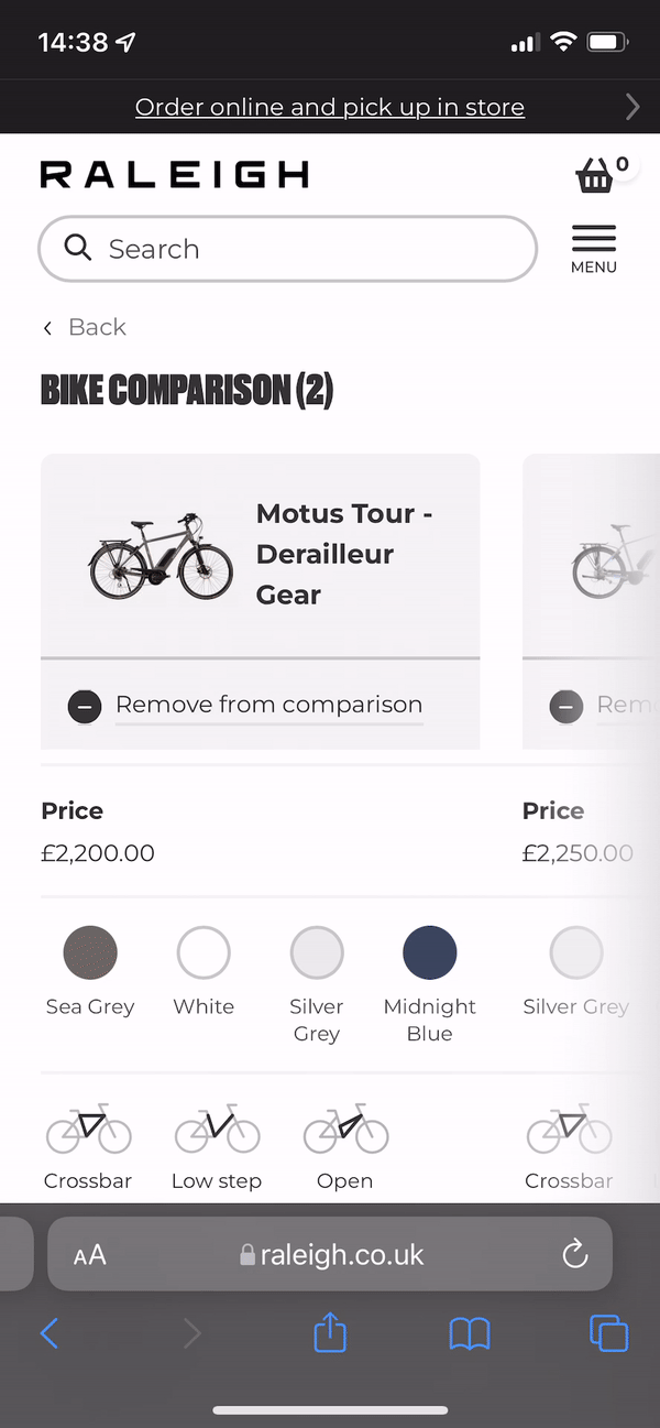 Mobile experience demo