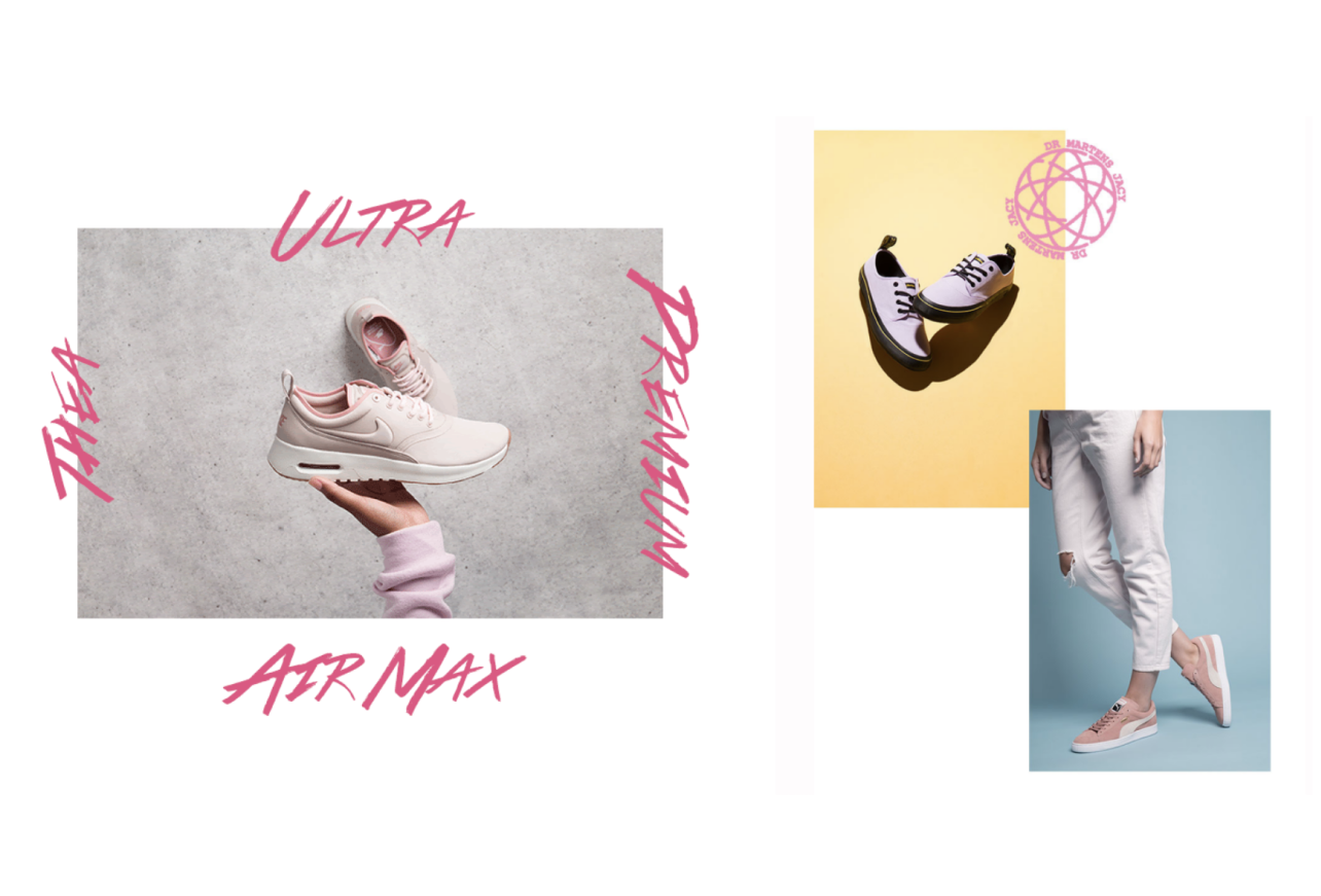 Schuh Air Max promotional campaign design