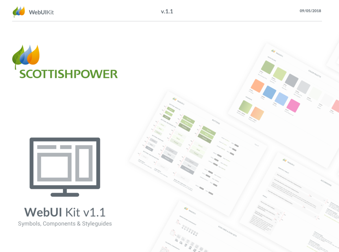 Scottish Power app and iPad designs